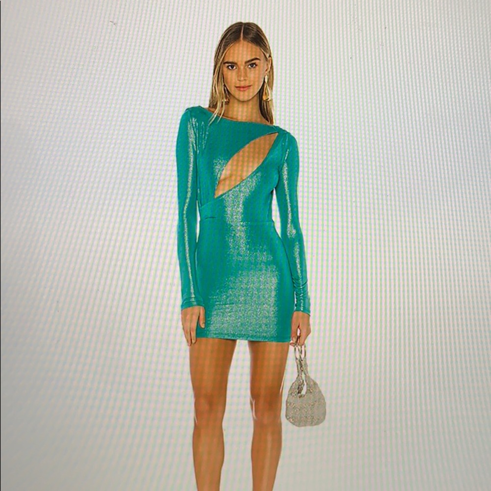 NEW Blue cutout superdown mini dress